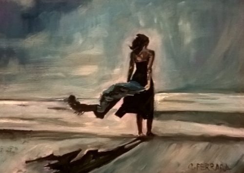 “In my loneliness” – olio su cartone (30×40)