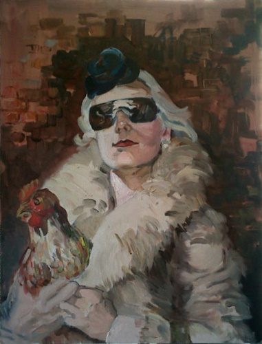 “Abbasso il divorzio” – olio su cartone (30×40)